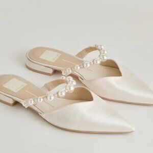 Dolce VIta Kanika Pearl Flats Vanilla Pearls Size 10.5